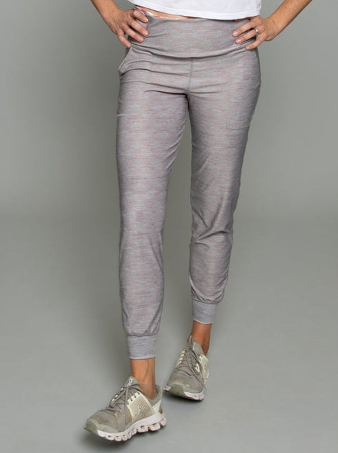 The Jogger - Gingham / Grey